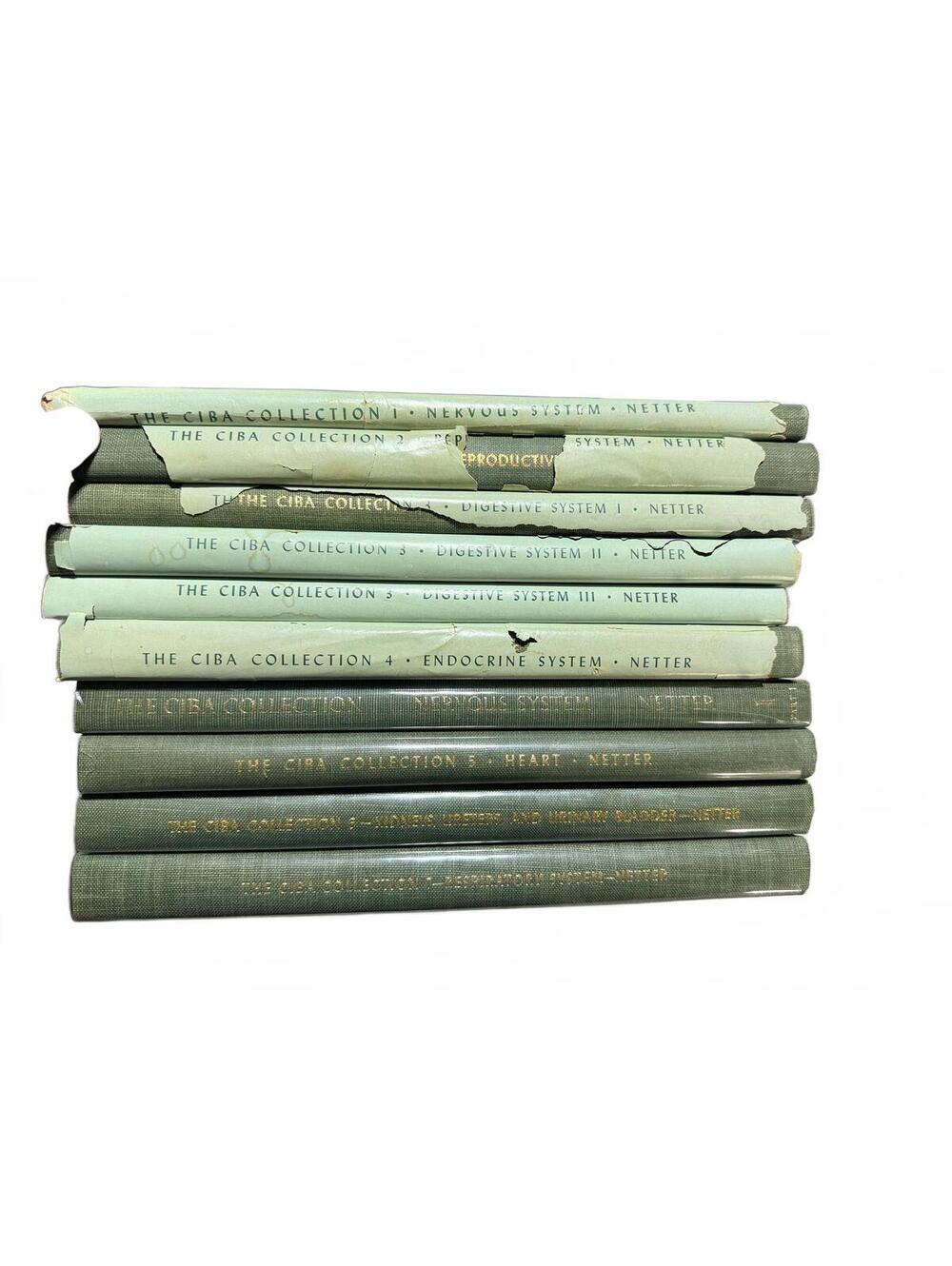 CIBA Collection Medical Illustrations Frank H Netter MD Vintage Hardcover Lot 10